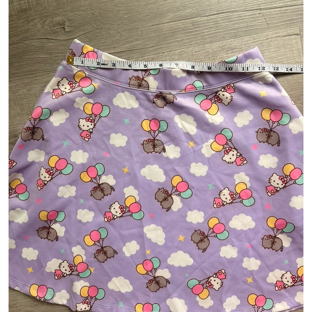 Hello Kitty X Pusheen Lavender Skirt with pockets women's small - Picture 10 of 10